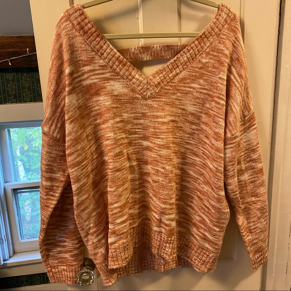 Open-Back Sweater